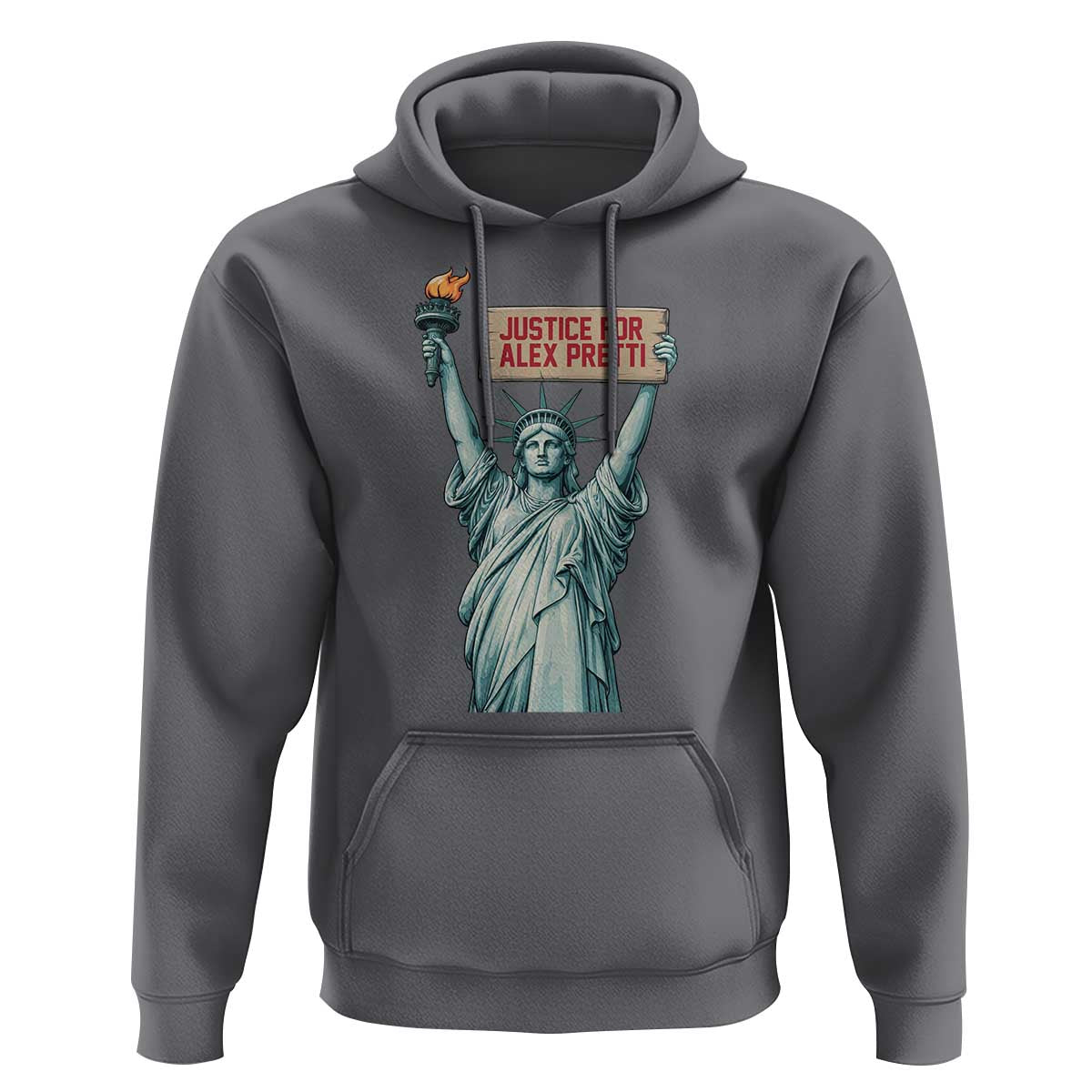 Statue Of Liberty Justice For Alex Pretti Tribute Gift Hoodie
