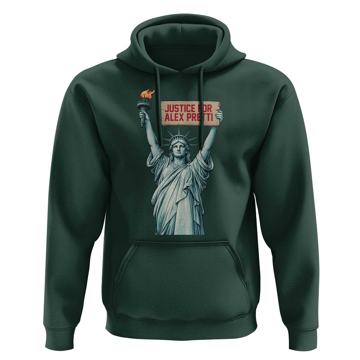 Statue Of Liberty Justice For Alex Pretti Tribute Gift Hoodie