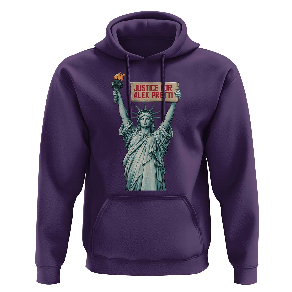 Statue Of Liberty Justice For Alex Pretti Tribute Gift Hoodie