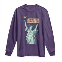 Statue Of Liberty Justice For Alex Pretti Tribute Gift Long Sleeve Shirt