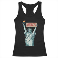Statue Of Liberty Justice For Alex Pretti Tribute Gift Racerback Tank Top