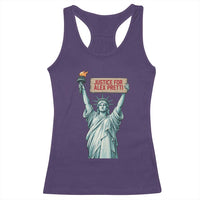 Statue Of Liberty Justice For Alex Pretti Tribute Gift Racerback Tank Top