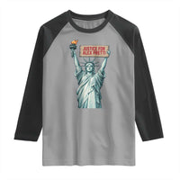 Statue Of Liberty Justice For Alex Pretti Tribute Gift Raglan Shirt