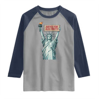 Statue Of Liberty Justice For Alex Pretti Tribute Gift Raglan Shirt