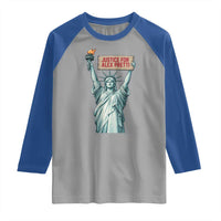 Statue Of Liberty Justice For Alex Pretti Tribute Gift Raglan Shirt