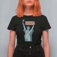 Statue Of Liberty Justice For Alex Pretti Tribute Gift T Shirt For Women