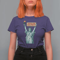 Statue Of Liberty Justice For Alex Pretti Tribute Gift T Shirt For Women