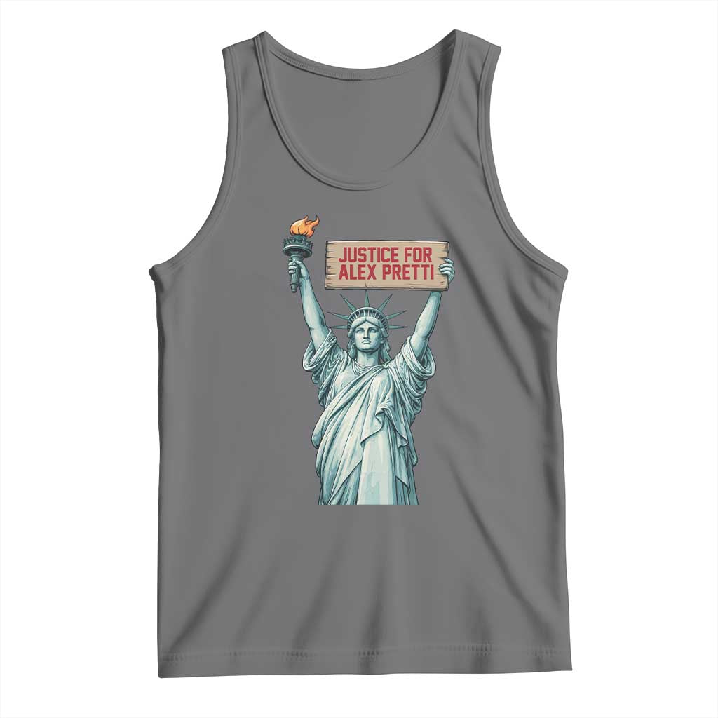 Statue Of Liberty Justice For Alex Pretti Tribute Gift Tank Top