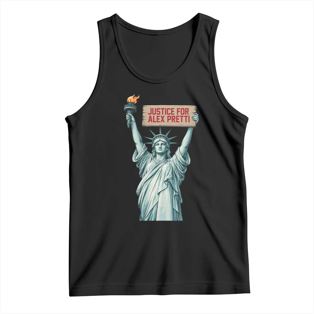 Statue Of Liberty Justice For Alex Pretti Tribute Gift Tank Top