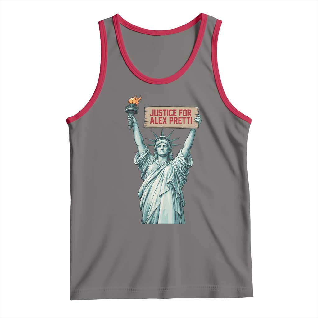 Statue Of Liberty Justice For Alex Pretti Tribute Gift Tank Top