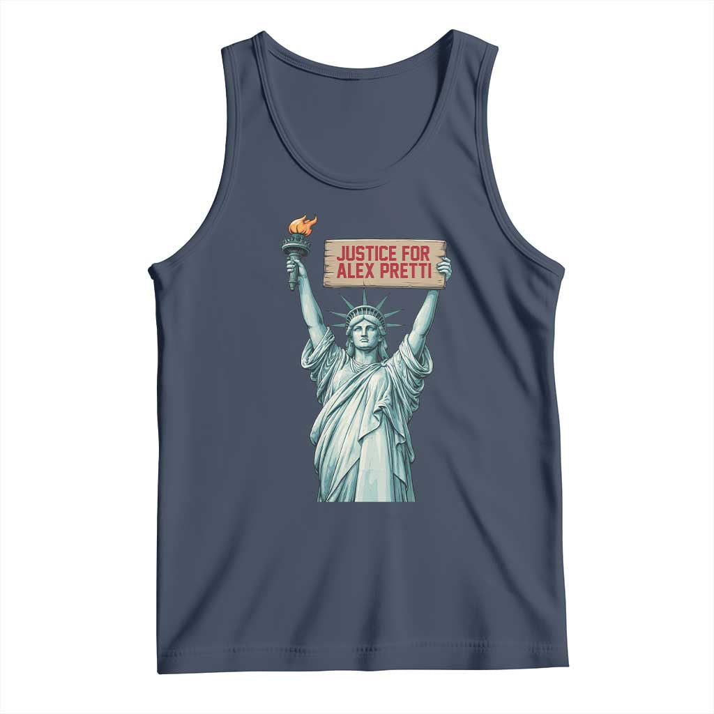 Statue Of Liberty Justice For Alex Pretti Tribute Gift Tank Top