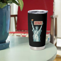 Statue Of Liberty Justice For Alex Pretti Tribute Gift Tumbler Cup