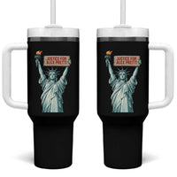Statue Of Liberty Justice For Alex Pretti Tribute Gift Tumbler With Handle