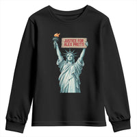 Statue Of Liberty Justice For Alex Pretti Tribute Gift Youth Sweatshirt
