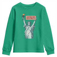 Statue Of Liberty Justice For Alex Pretti Tribute Gift Youth Sweatshirt