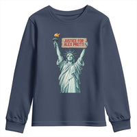 Statue Of Liberty Justice For Alex Pretti Tribute Gift Youth Sweatshirt