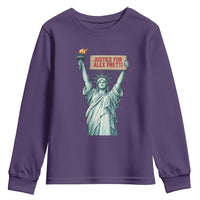Statue Of Liberty Justice For Alex Pretti Tribute Gift Youth Sweatshirt
