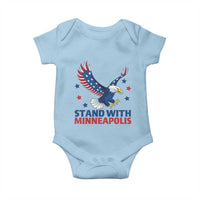 Stand With Minneapolis Baby Onesie American Eagle Protest Gift