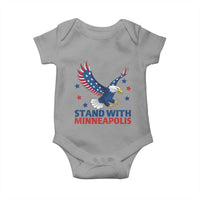 Stand With Minneapolis Baby Onesie American Eagle Protest Gift
