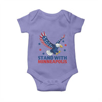 Stand With Minneapolis Baby Onesie American Eagle Protest Gift