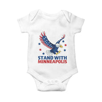 Stand With Minneapolis Baby Onesie American Eagle Protest Gift