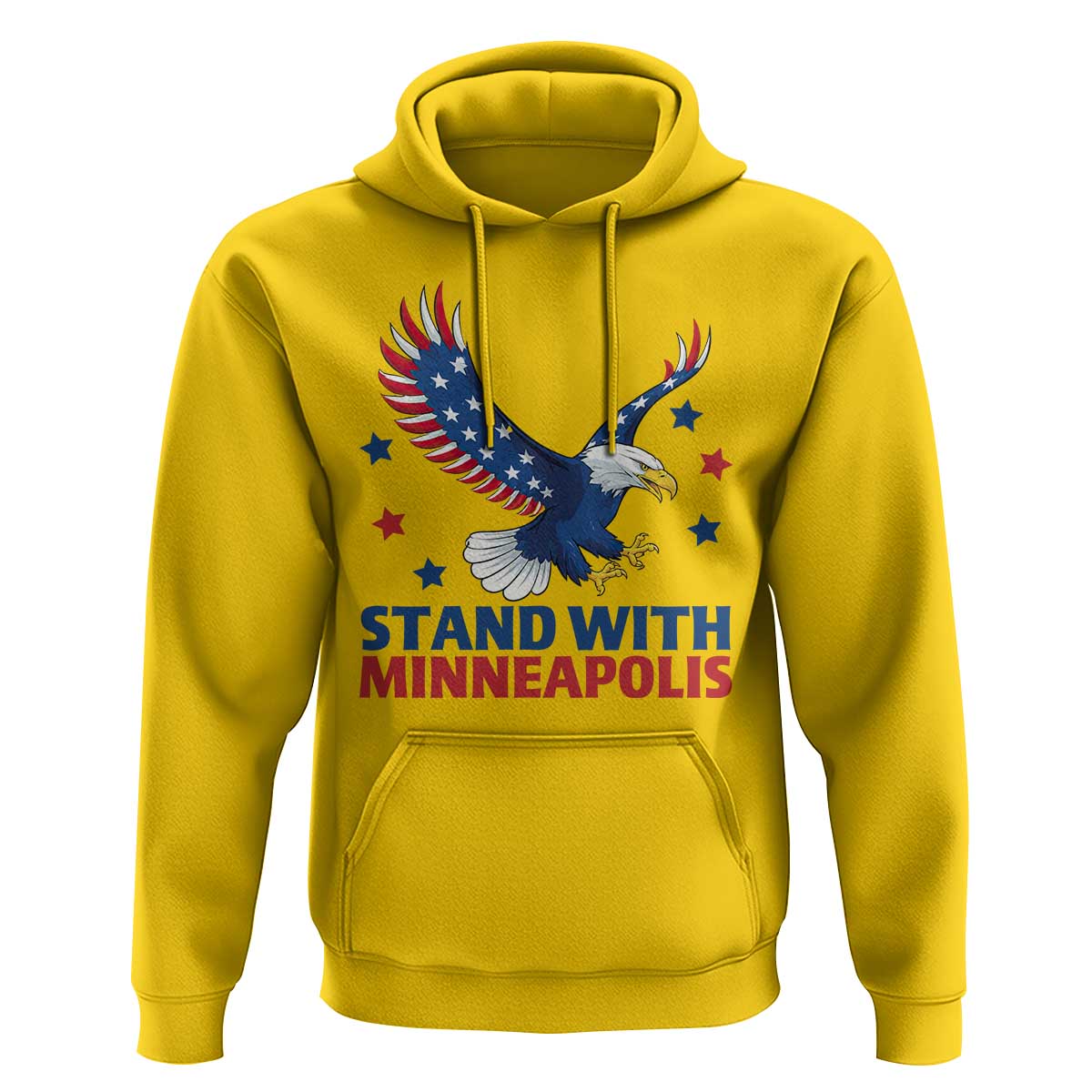 Stand With Minneapolis Hoodie American Eagle Protest Gift