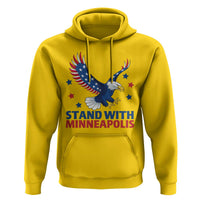Stand With Minneapolis Hoodie American Eagle Protest Gift