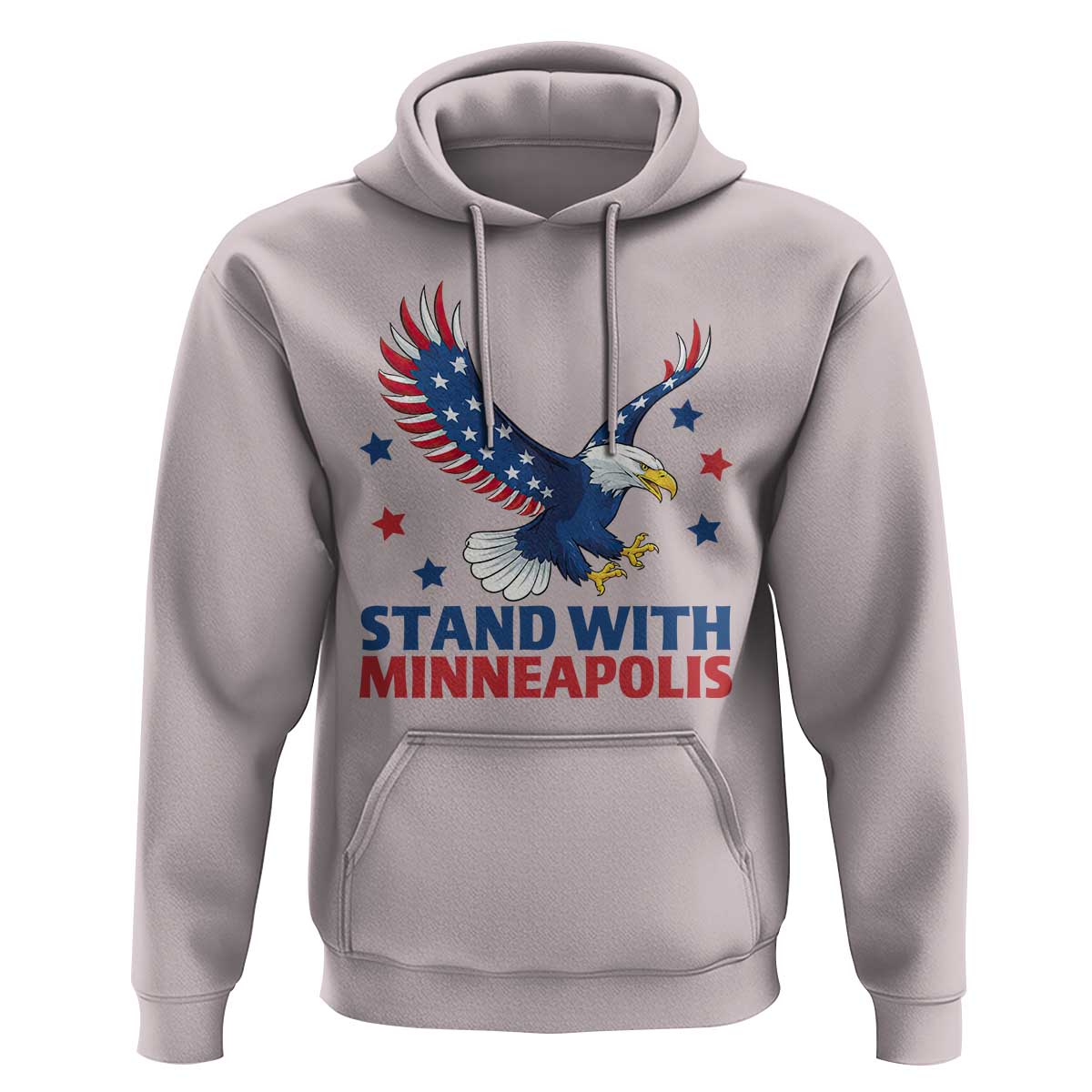 Stand With Minneapolis Hoodie American Eagle Protest Gift