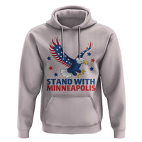 Stand With Minneapolis Hoodie American Eagle Protest Gift