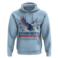 Stand With Minneapolis Hoodie American Eagle Protest Gift