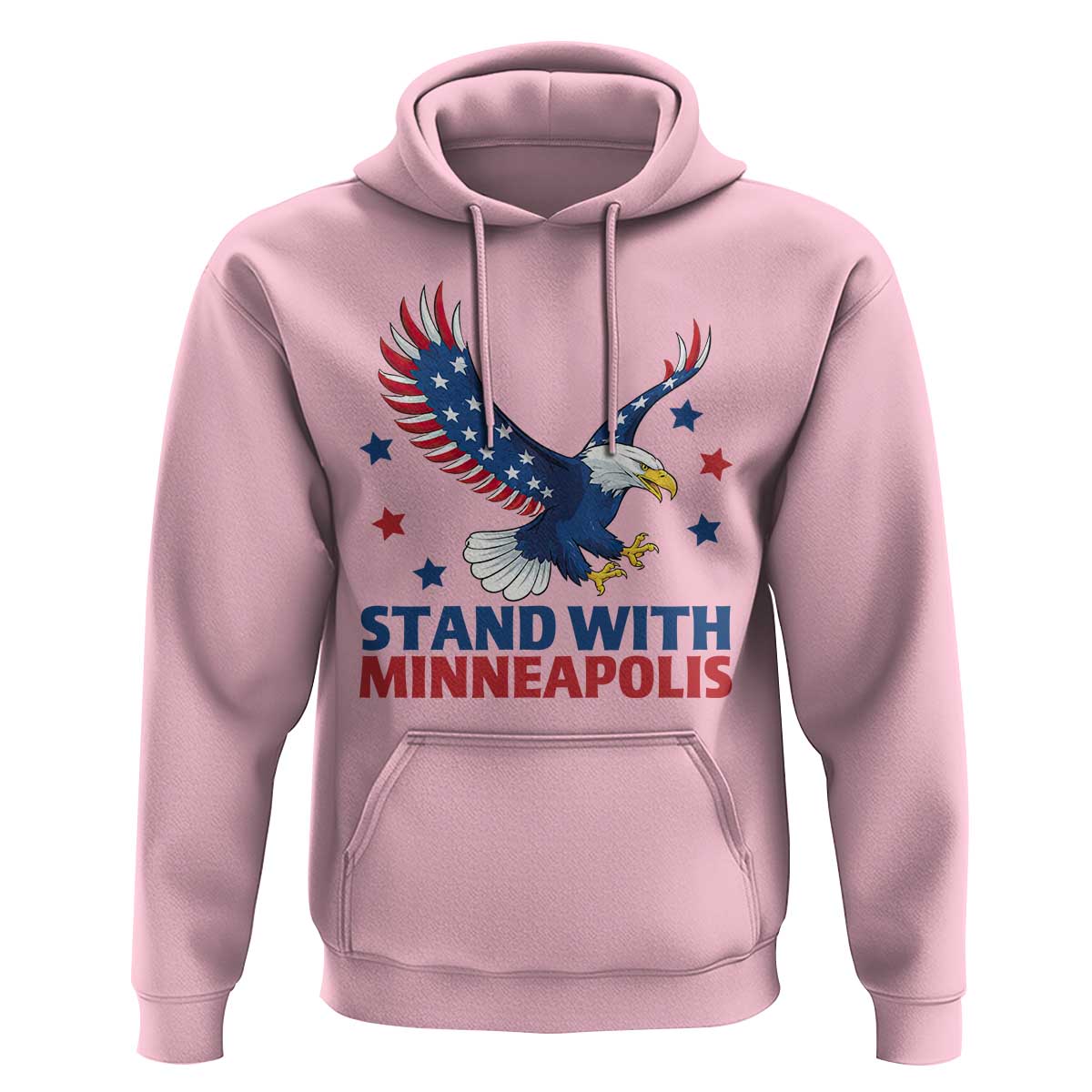 Stand With Minneapolis Hoodie American Eagle Protest Gift