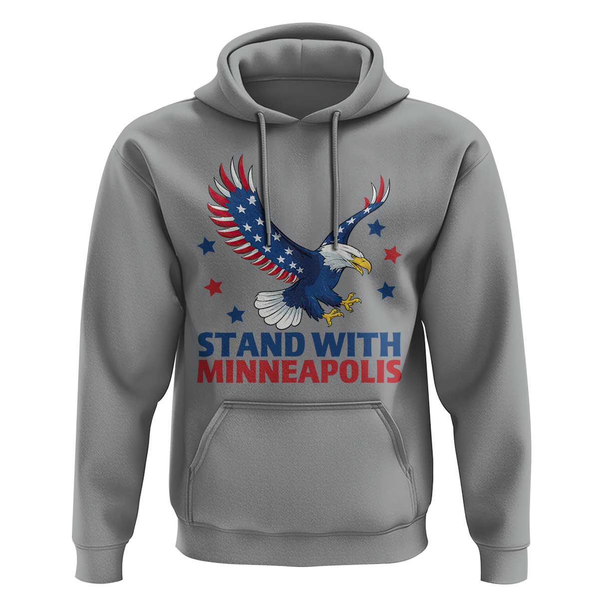 Stand With Minneapolis Hoodie American Eagle Protest Gift