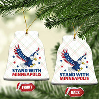 Stand With Minneapolis Ceramic Ornament American Eagle Protest Gift