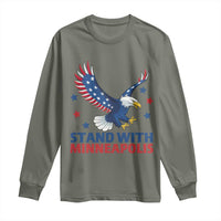 Stand With Minneapolis Long Sleeve Shirt American Eagle Protest Gift