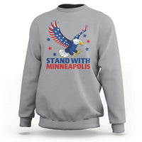 Stand With Minneapolis Sweatshirt American Eagle Protest Gift