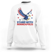 Stand With Minneapolis Sweatshirt American Eagle Protest Gift