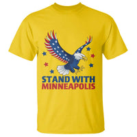 Stand With Minneapolis T Shirt American Eagle Protest Gift