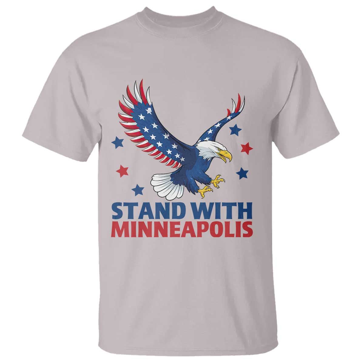 Stand With Minneapolis T Shirt American Eagle Protest Gift