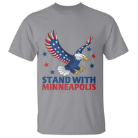 Stand With Minneapolis T Shirt American Eagle Protest Gift