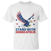 Stand With Minneapolis T Shirt American Eagle Protest Gift