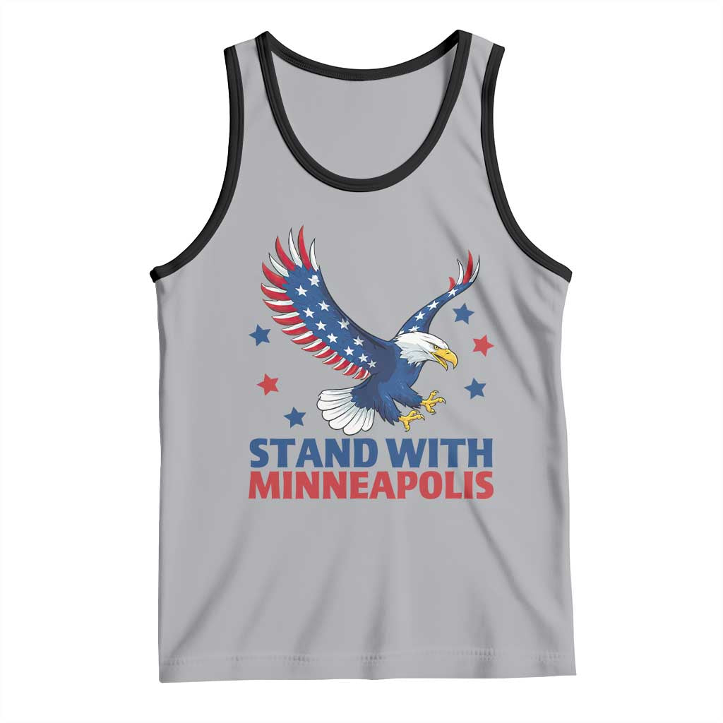 Stand With Minneapolis Tank Top American Eagle Protest Gift