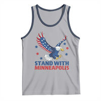 Stand With Minneapolis Tank Top American Eagle Protest Gift