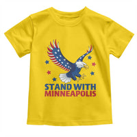 Stand With Minneapolis Toddler T Shirt American Eagle Protest Gift