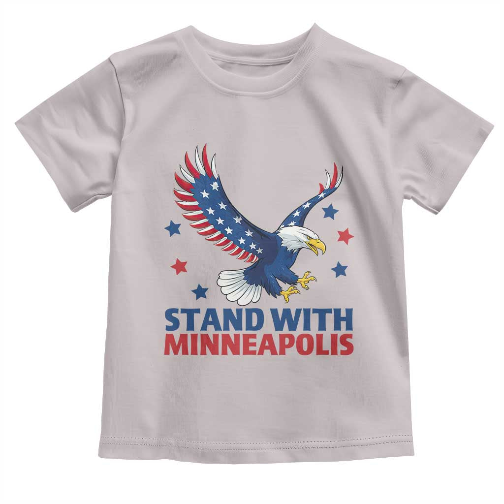 Stand With Minneapolis Toddler T Shirt American Eagle Protest Gift
