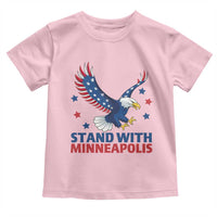 Stand With Minneapolis Toddler T Shirt American Eagle Protest Gift