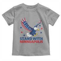 Stand With Minneapolis Toddler T Shirt American Eagle Protest Gift