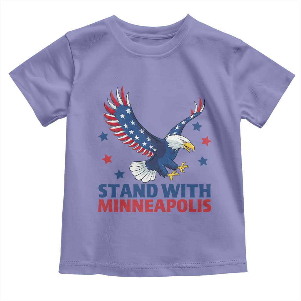 Stand With Minneapolis Toddler T Shirt American Eagle Protest Gift