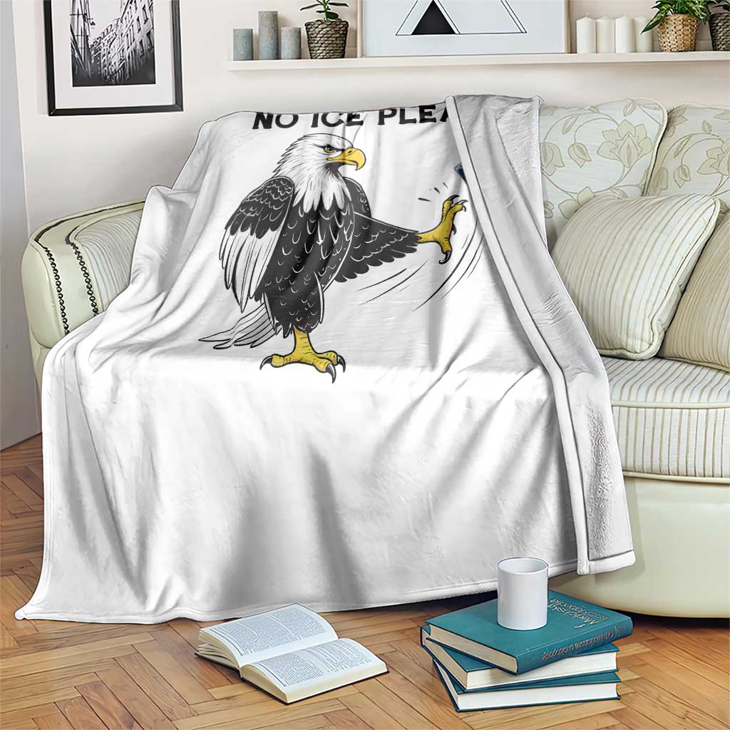 American Eagle No Ice Please Throw Blanket Minneapolis Support Gift