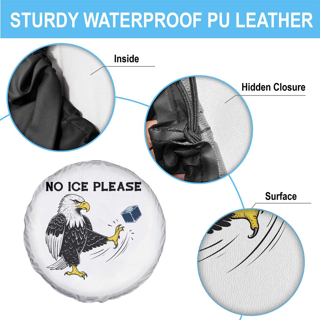 American Eagle No Ice Please Spare Tire Cover Minneapolis Support Gift