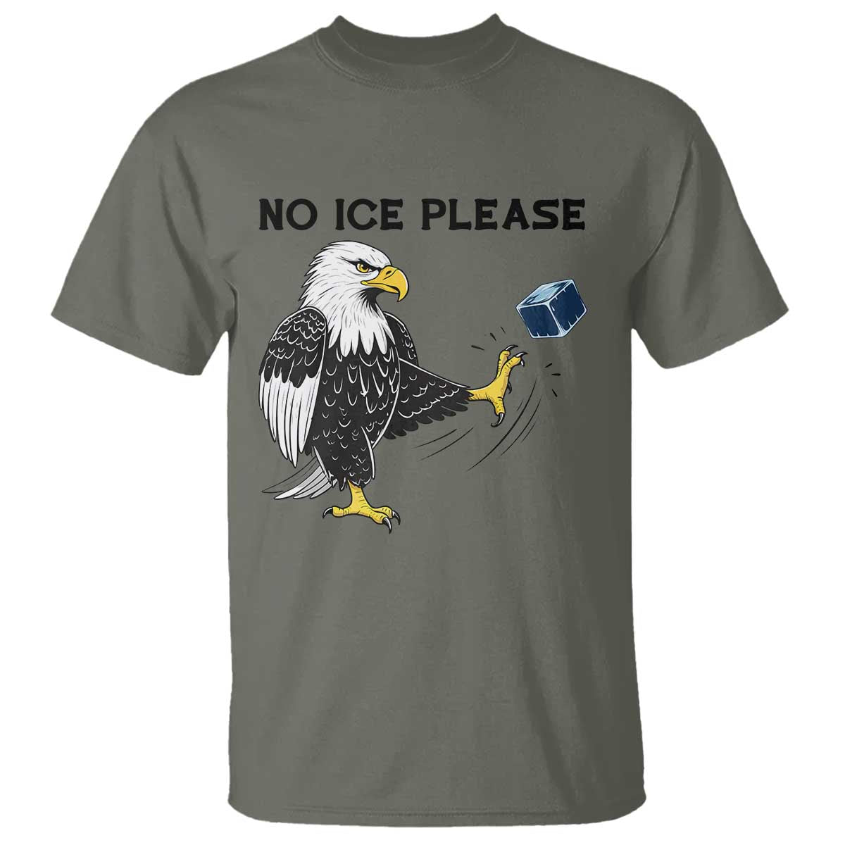 American Eagle No Ice Please T Shirt Minneapolis Support Gift